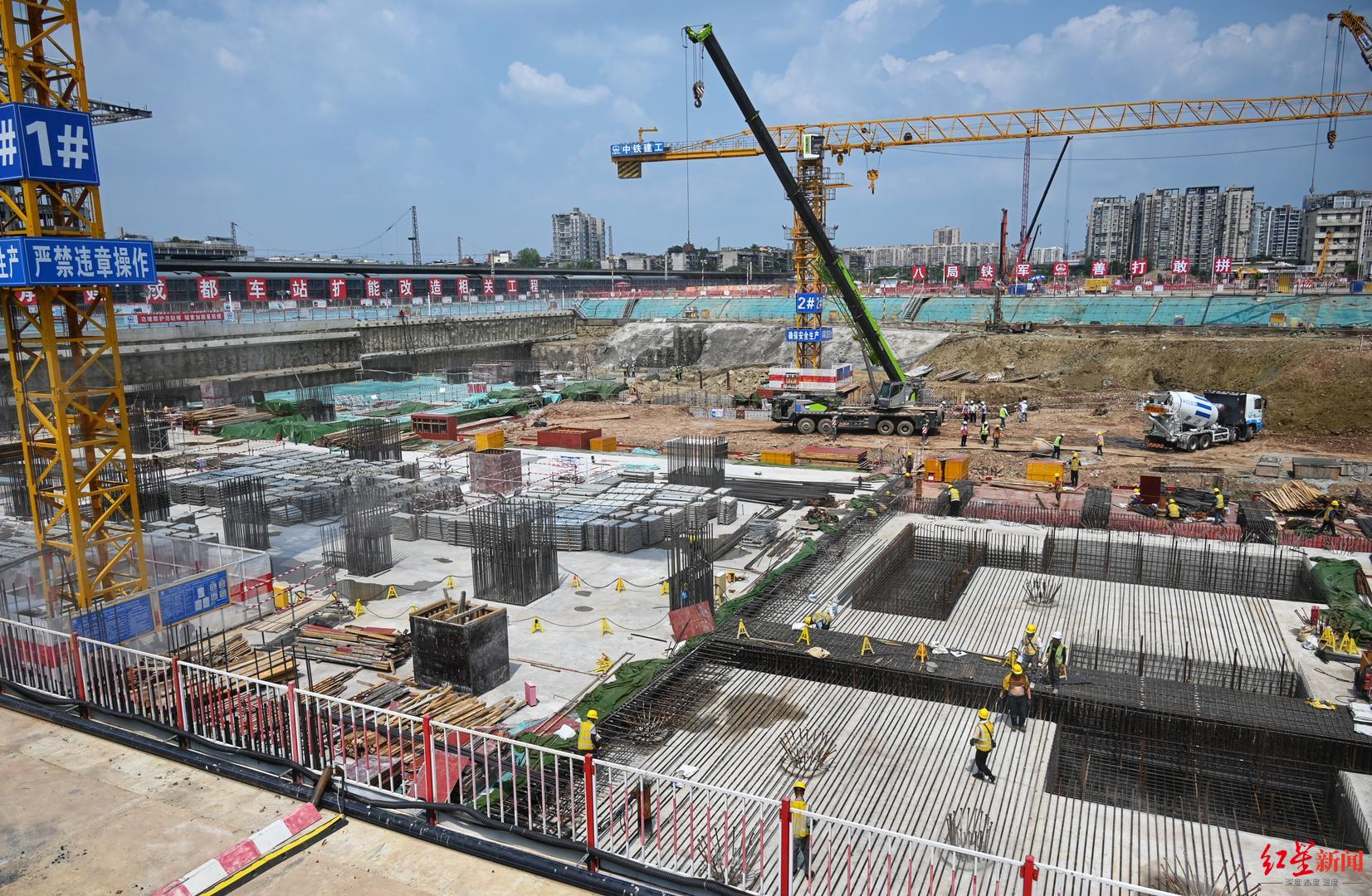 火車(chē)北站擴(kuò)能改造進(jìn)入二階段施工，商貿(mào)大道下穿隧道預(yù)計(jì)年內(nèi)通車(chē)